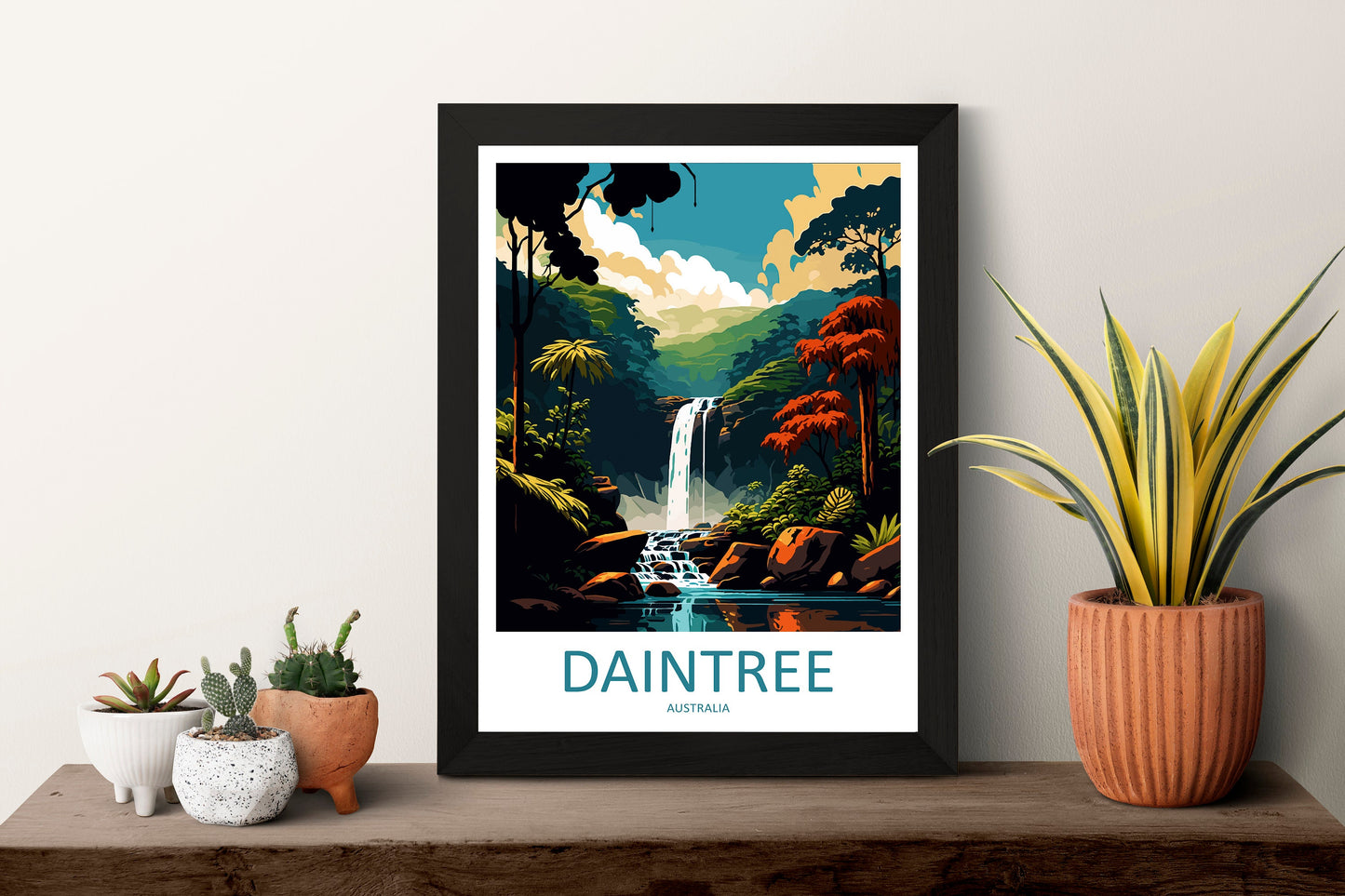 Daintree Travel Print Wall Art Daintree Wall Hanging Home Décor Daintree Gift Art Lovers Wall Art Australia Travel Print Daintree