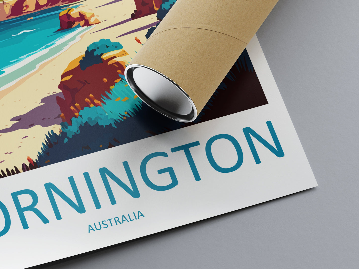 Mornington Peninsula Travel Print Wall Art Mornington Wall Hanging Home Décor Mornington Gift Art Lovers Wall Art Australia Travel Print