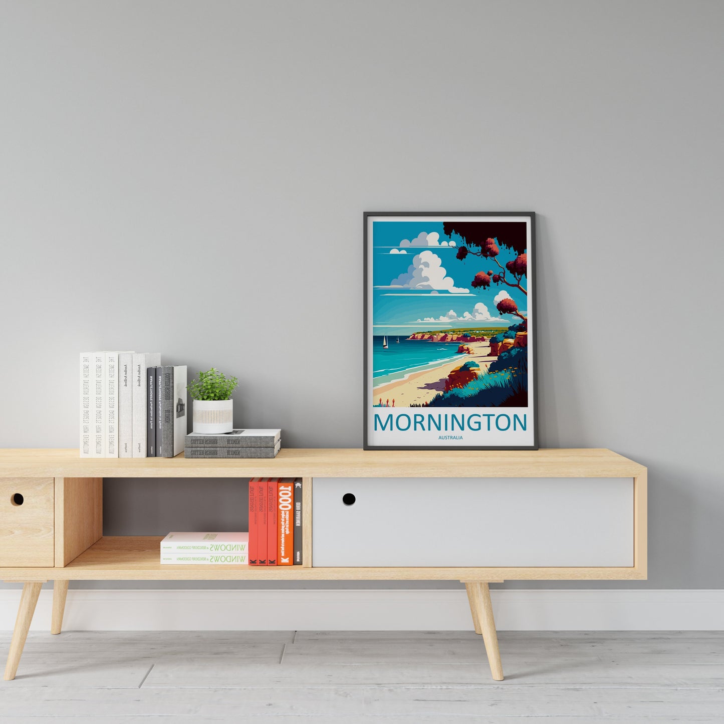 Mornington Peninsula Travel Print Wall Art Mornington Wall Hanging Home Décor Mornington Gift Art Lovers Wall Art Australia Travel Print
