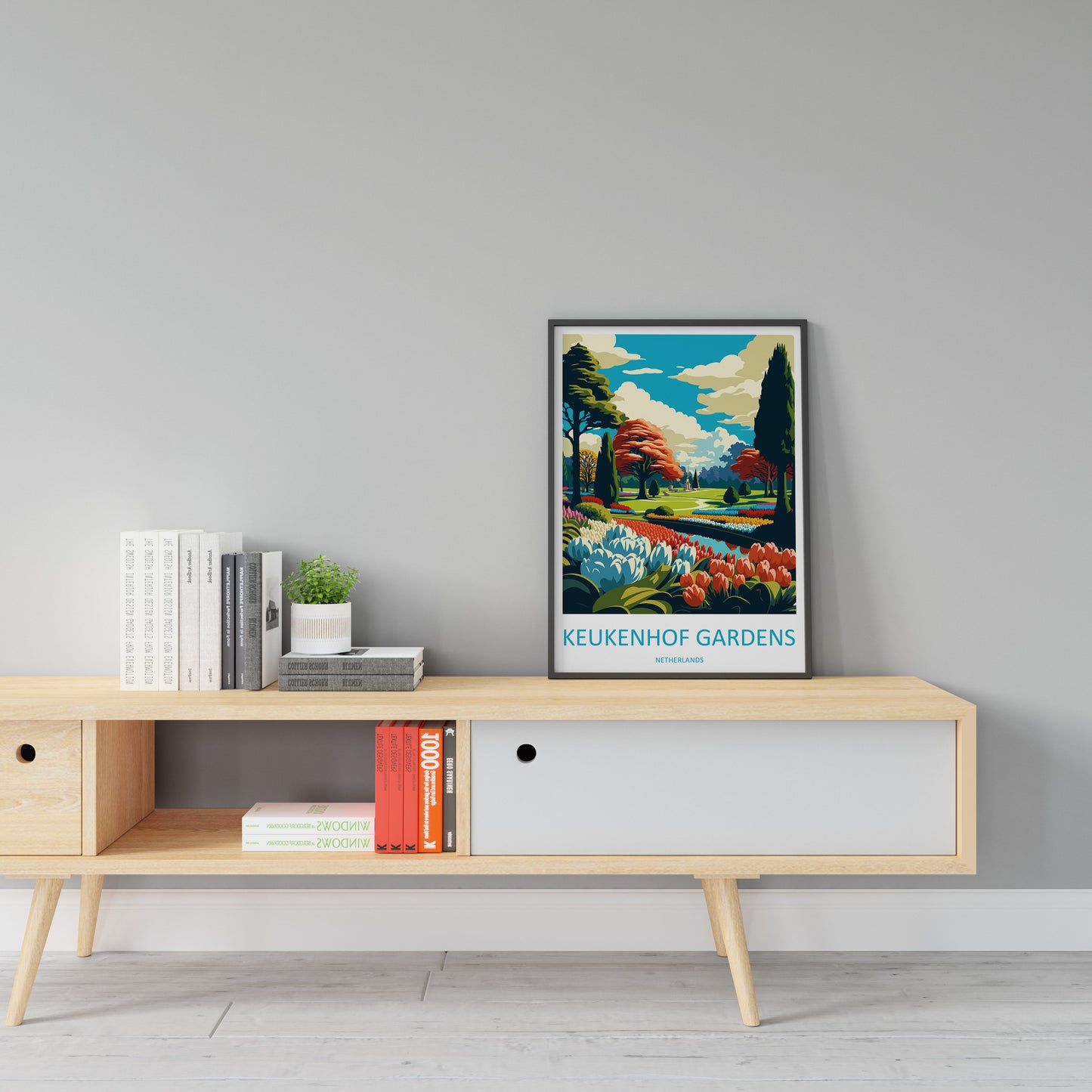 Keukenhof Gardens Travel Print Wall Art Keukenhof Gardens Wall Hanging Home Décor Keukenhof Gardens Gift Art Lovers Netherlands Art Lover