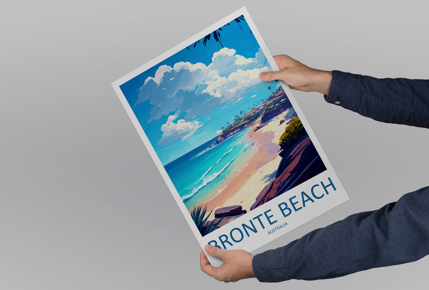 Bronte Beach Travel Print Wall Art Bronte Beach Wall Hanging Home Décor Bronte Beach Gift Art Lovers Wall Art Australia Travel Print