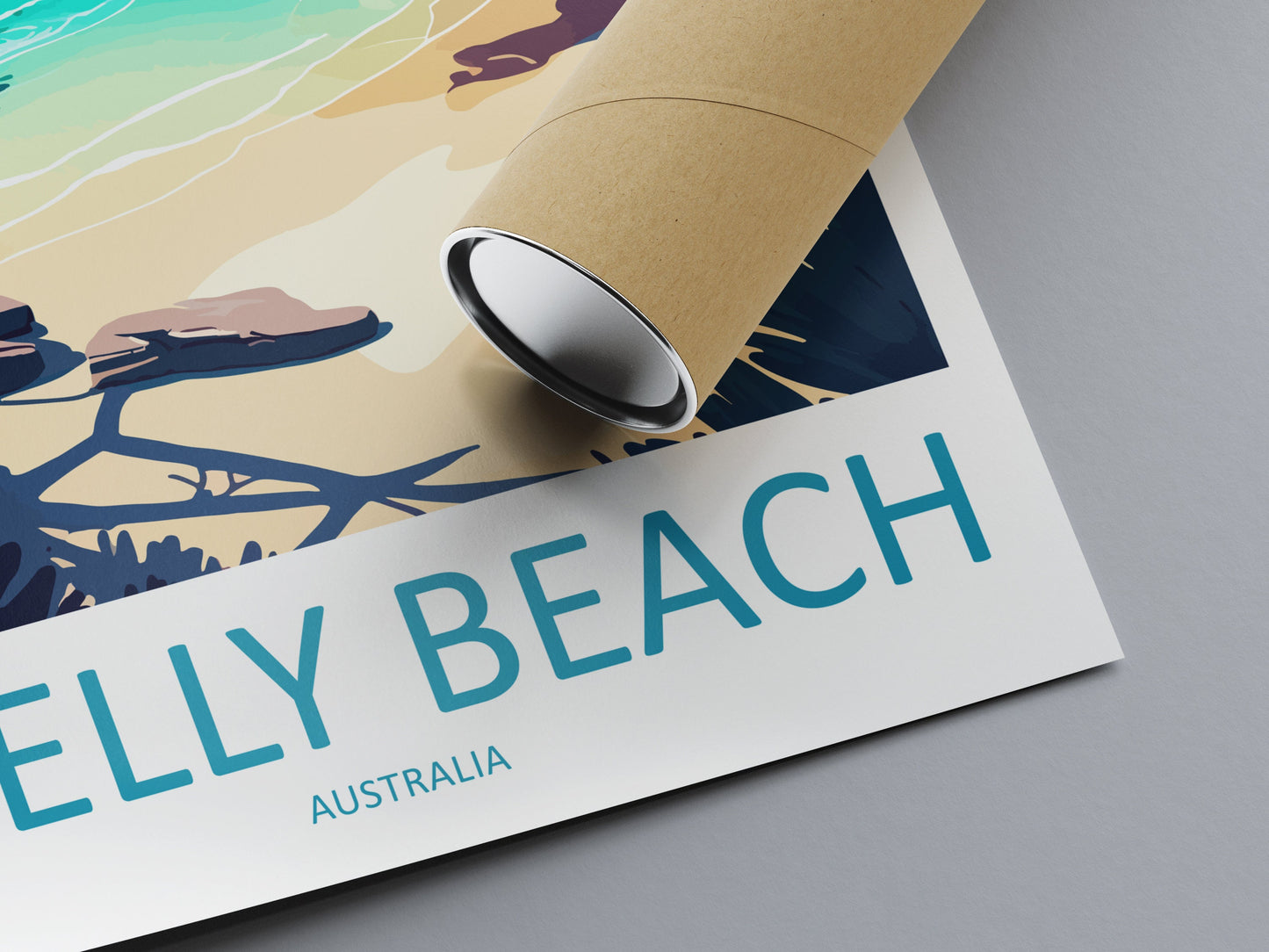 Shelly Beach Travel Print Wall Art Shelly Beach Wall Hanging Home Décor Shelly Beach Gift Art Lovers Wall Art Australia Travel Print