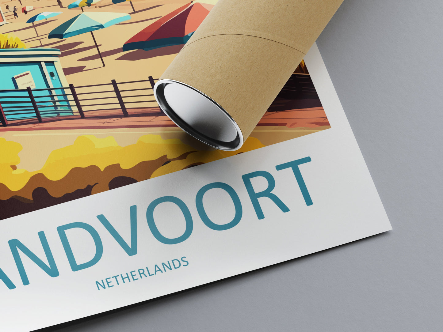 Zandvoort Travel Print Wall Art Zandvoort Wall Hanging Home Décor Zandvoort Gift Art Lovers Netherlands Art Lover Gift Zandvoort Travel Art