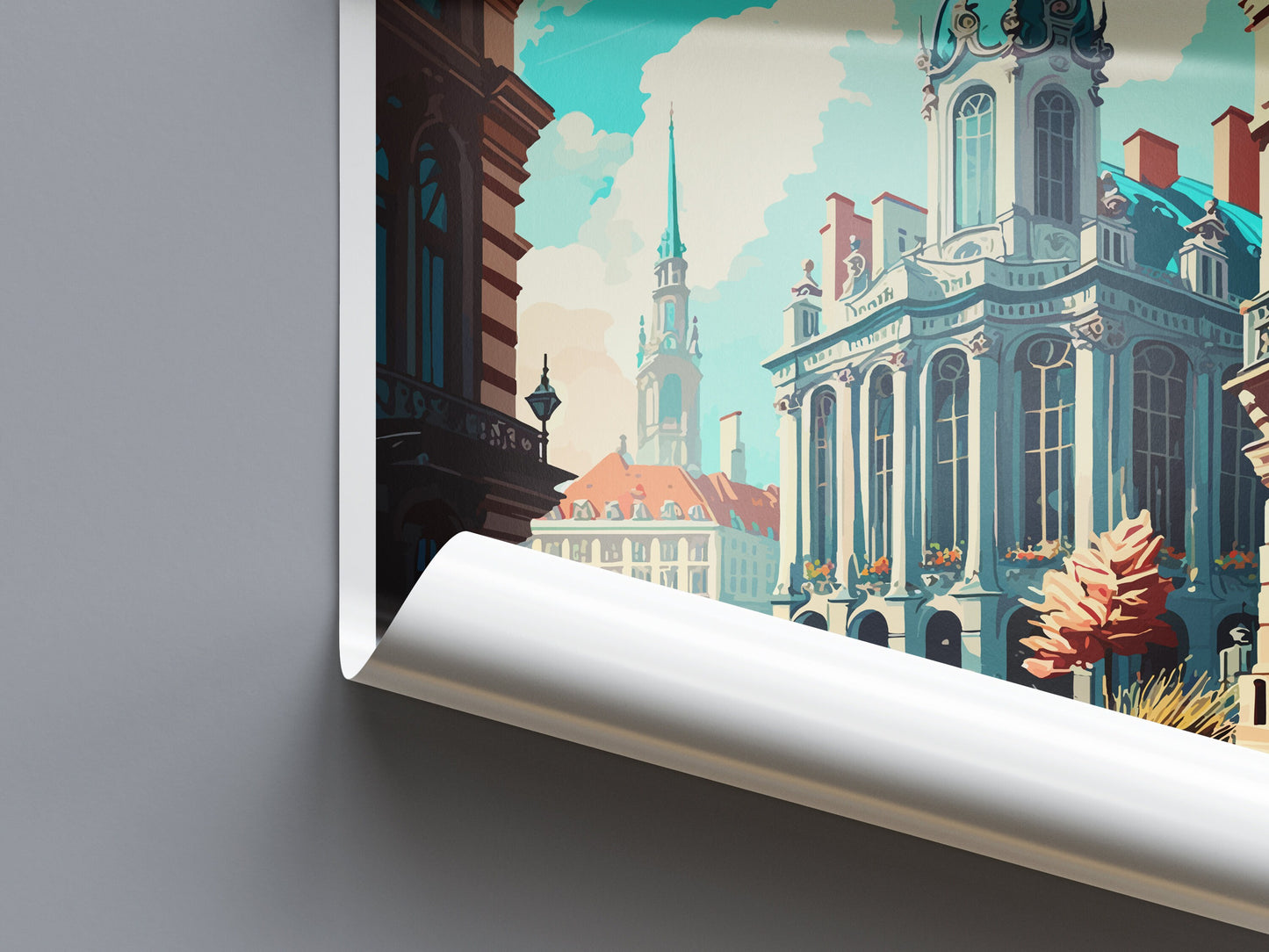 Brussels Travel Print Wall Art Brussels Wall Hanging Home Décor Brussels Gift Art Lovers Belgium Art Lover Gift Brussels Wall Décor