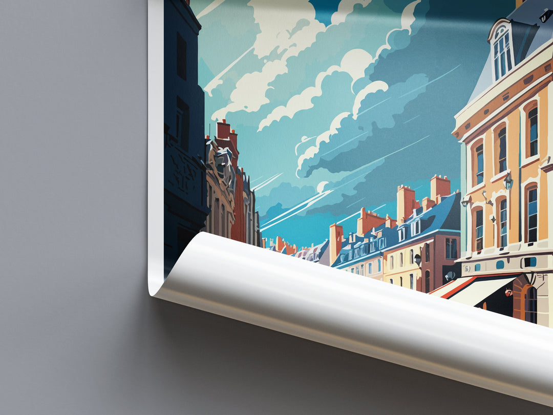 Leige Travel Print Wall Art Leige Wall Hanging Home Décor Leige Gift Art Lovers Belgium Art Lover Gift Leige Wall Décor