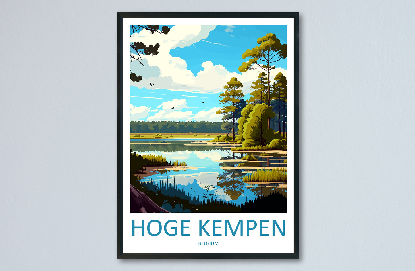 Hoge Kempen Travel Print Wall Art Hoge Kempen Wall Hanging Home Décor Hoge Kempen Gift Art Lovers Belgium Art Lover Gift Hoge Kempen Wall