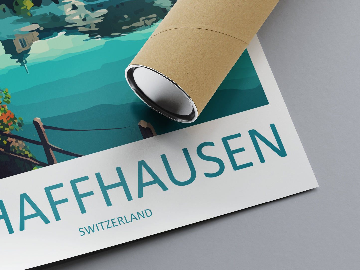 Schaffhausen Travel Print Wall Art Schaffhausen Wall Hanging Home Décor Schaffhausen Gift Art Lovers Switzerland Art Lover Gift Schaffhausen