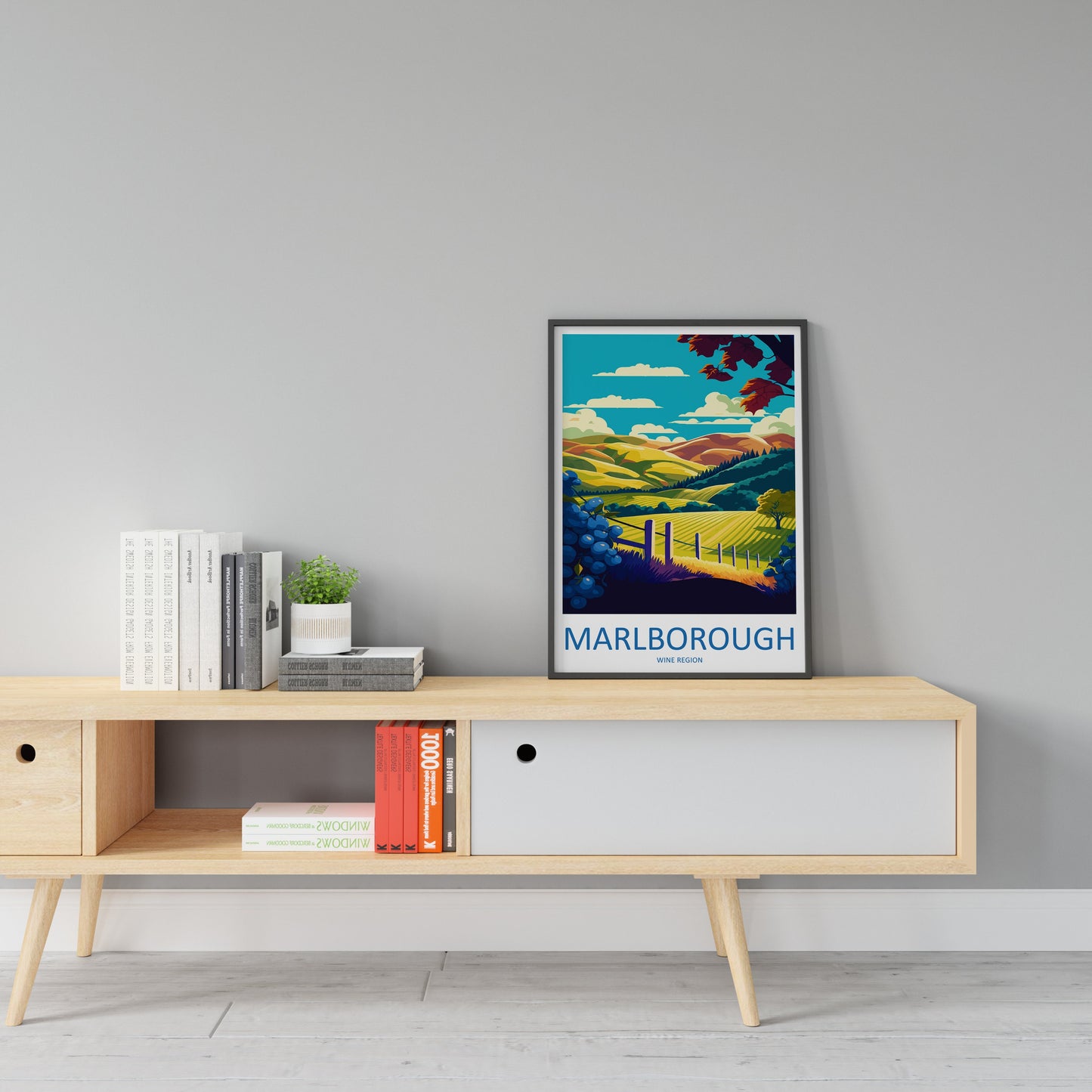 Marlborough Travel Print Wall Art Marlborough Wall Hanging Home Décor Marlborough Gift Art Lovers New Zealand Art Lover Gift Print