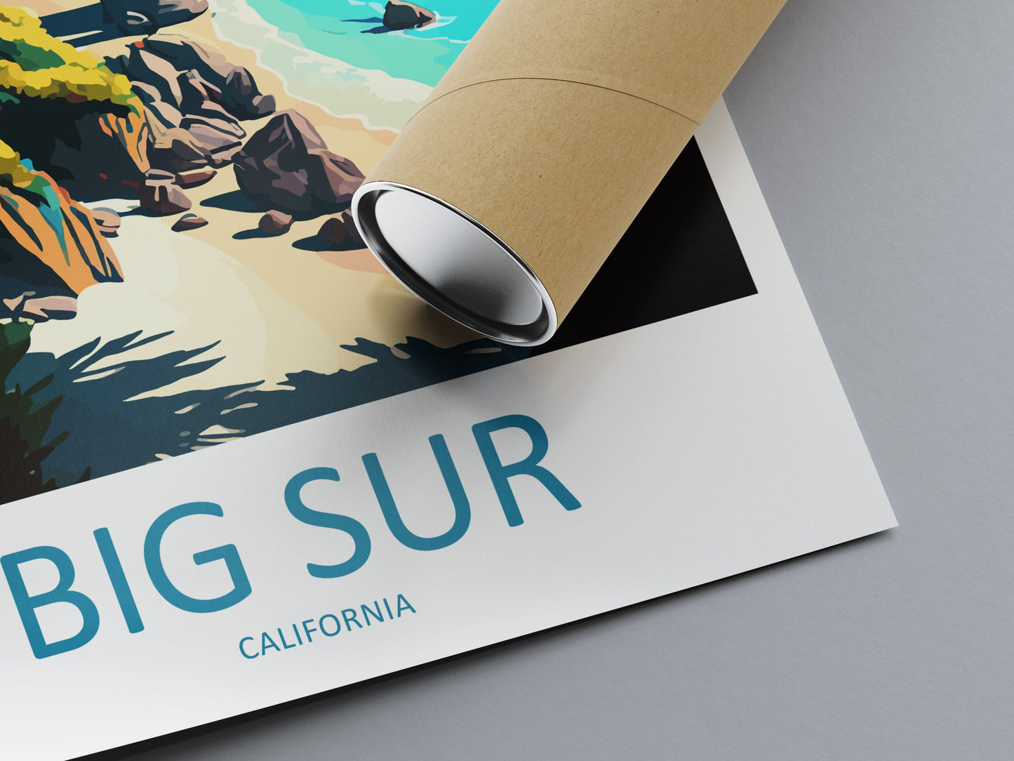 Big Sur National Park Travel Print Wall Art Big Sur Wall Hanging Home Décor Big Sur Gift Art Lovers California Lover Gift Big Sur Poster