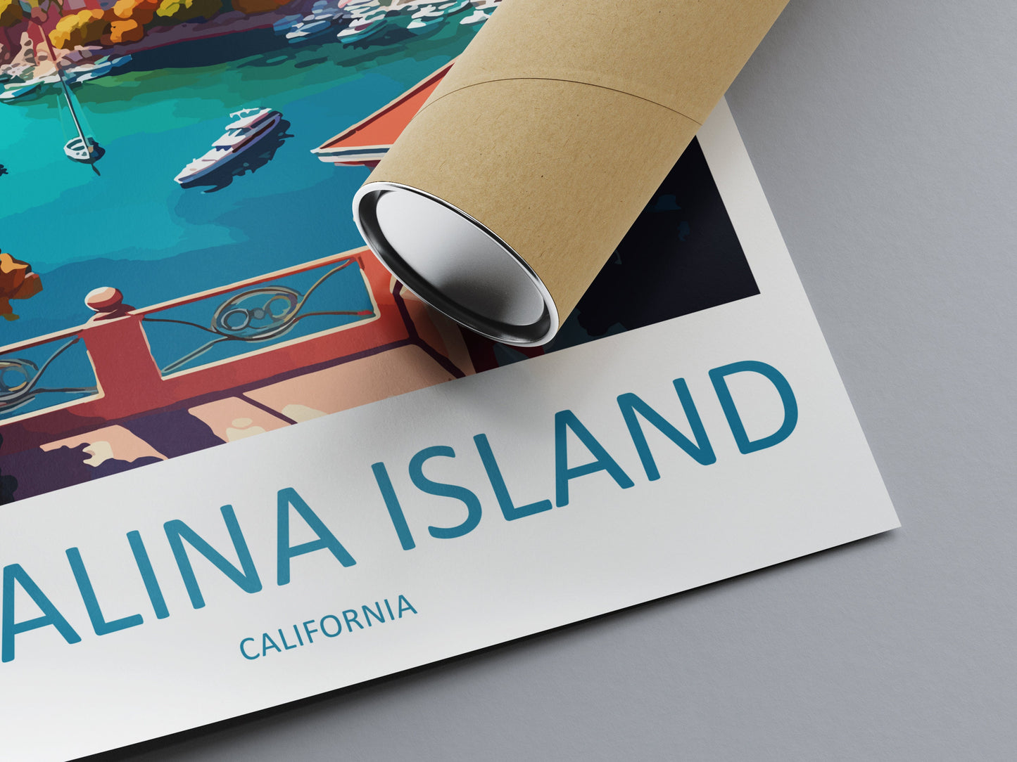 Catalina Island Travel Print Wall Art Catalina Island Wall Hanging Home Décor Catalina Island Gift Art Lovers California Art Lover Gift