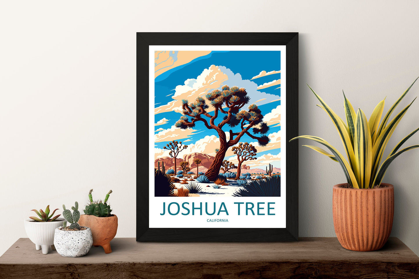 Joshua Tree National Park Travel Print Wall Art Joshua Tree Wall Hanging Home Décor Joshua Tree Gift Art Lovers California Art Lover Gift