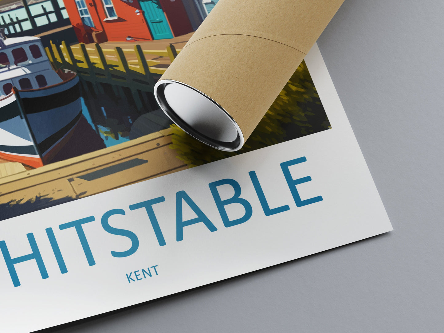 Whitstable Harbour Travel Print Wall Art Whitstable Wall Hanging Home Décor Whitstable Gift Art Lovers England Art Lover Gift Whitstable