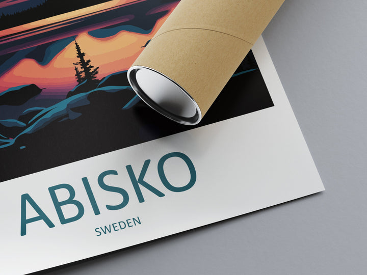 Abisko Travel Print Wall Art Abisko Wall Hanging Home Décor Abisko Gift Art Lovers Sweden Art Lover Gift Abisko Travel Art Poster