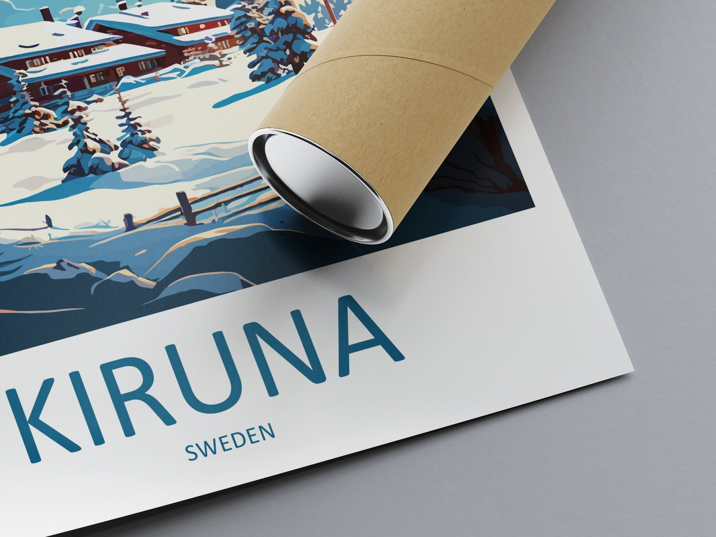 Kiruna Travel Print Wall Art Kiruna Wall Hanging Home Décor Kiruna Gift Art Lovers Sweden Art Lover Gift Kiruna Travel Art Poster
