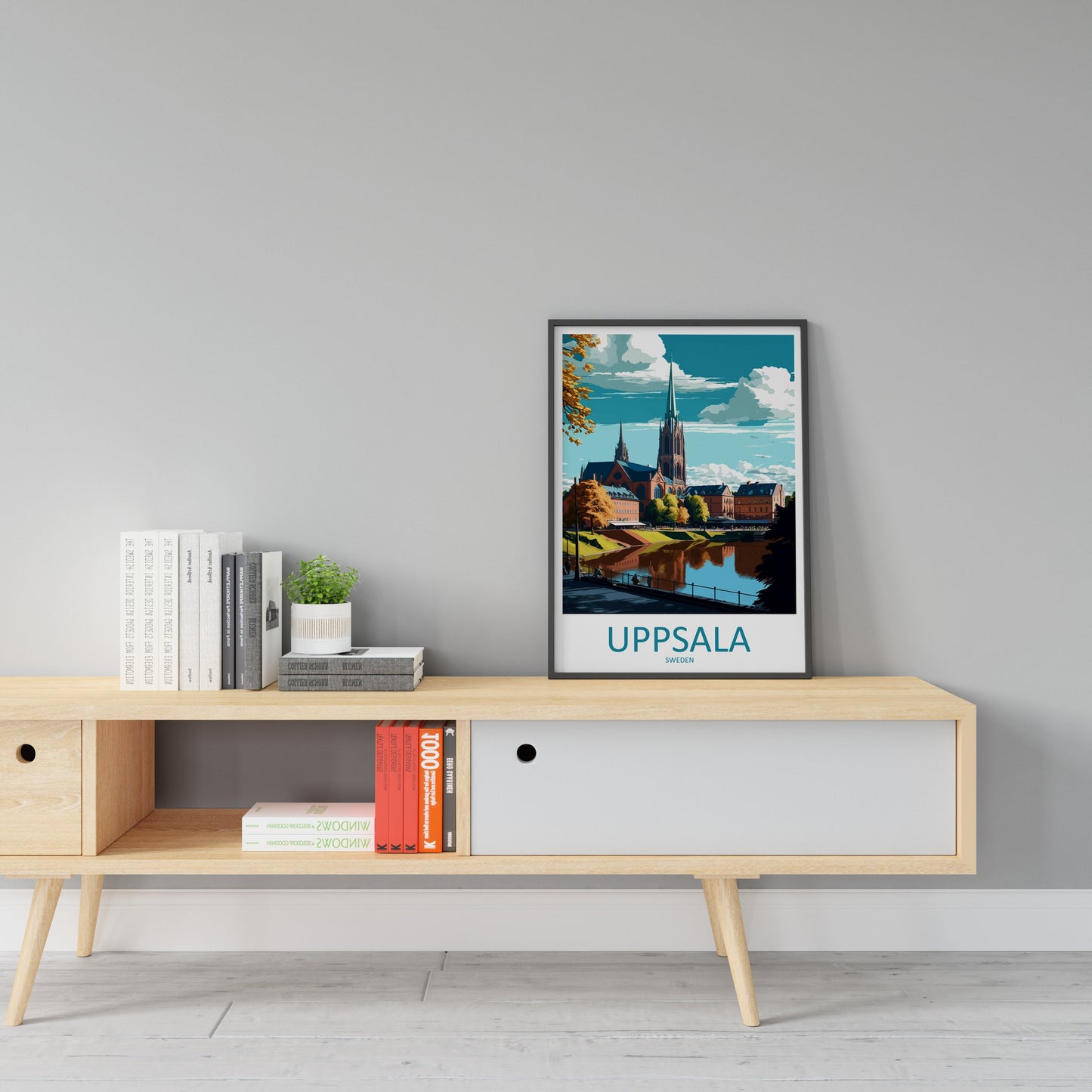 Uppsala Travel Print Wall Art Uppsala Wall Hanging Home Décor Uppsala Gift Art Lovers Sweden Art Lover Gift Uppsala Travel Art Poster