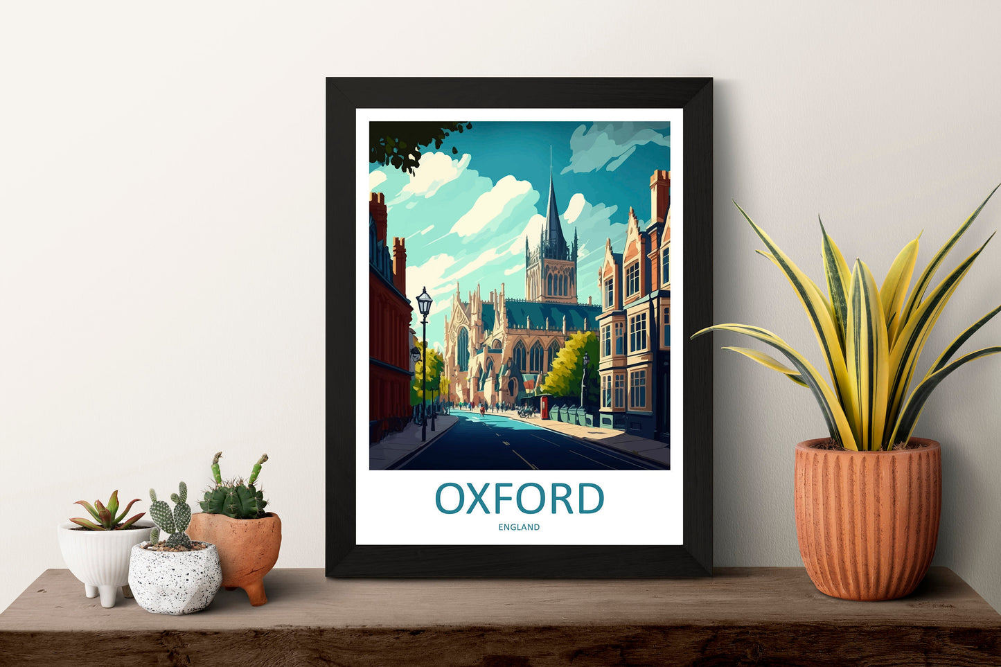 Oxford Travel Print Wall Art Oxford Wall Hanging Home Décor Oxford Gift Art Lovers England Art Lover Gift Poster Oxford Art Oxford Poster