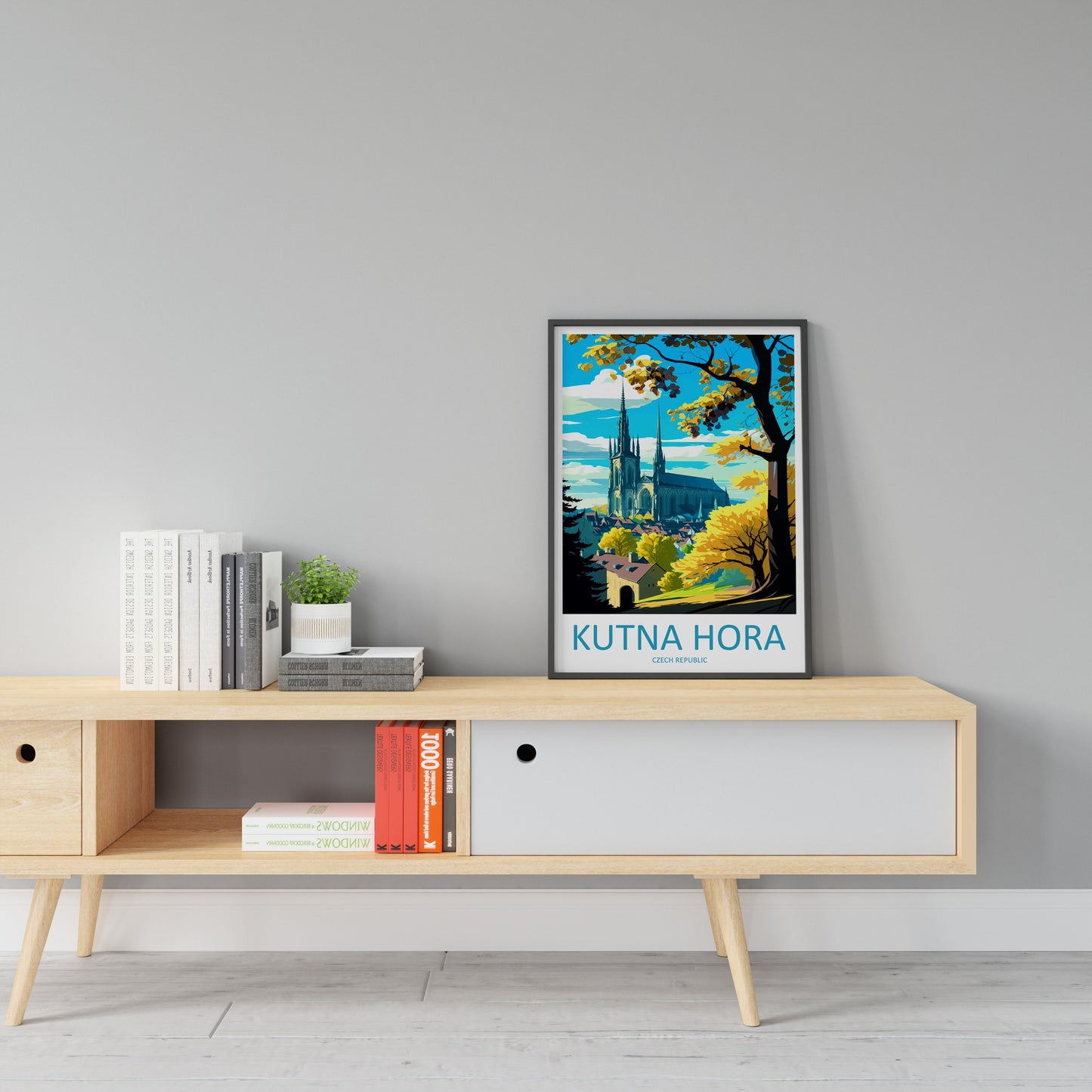 Kutna Hora Travel Print Wall Art Kutna Hora Wall Hanging Home Décor Kutna Hora Gift Art Lovers Czech Republic Art Lover Gift Kutna Hora Art