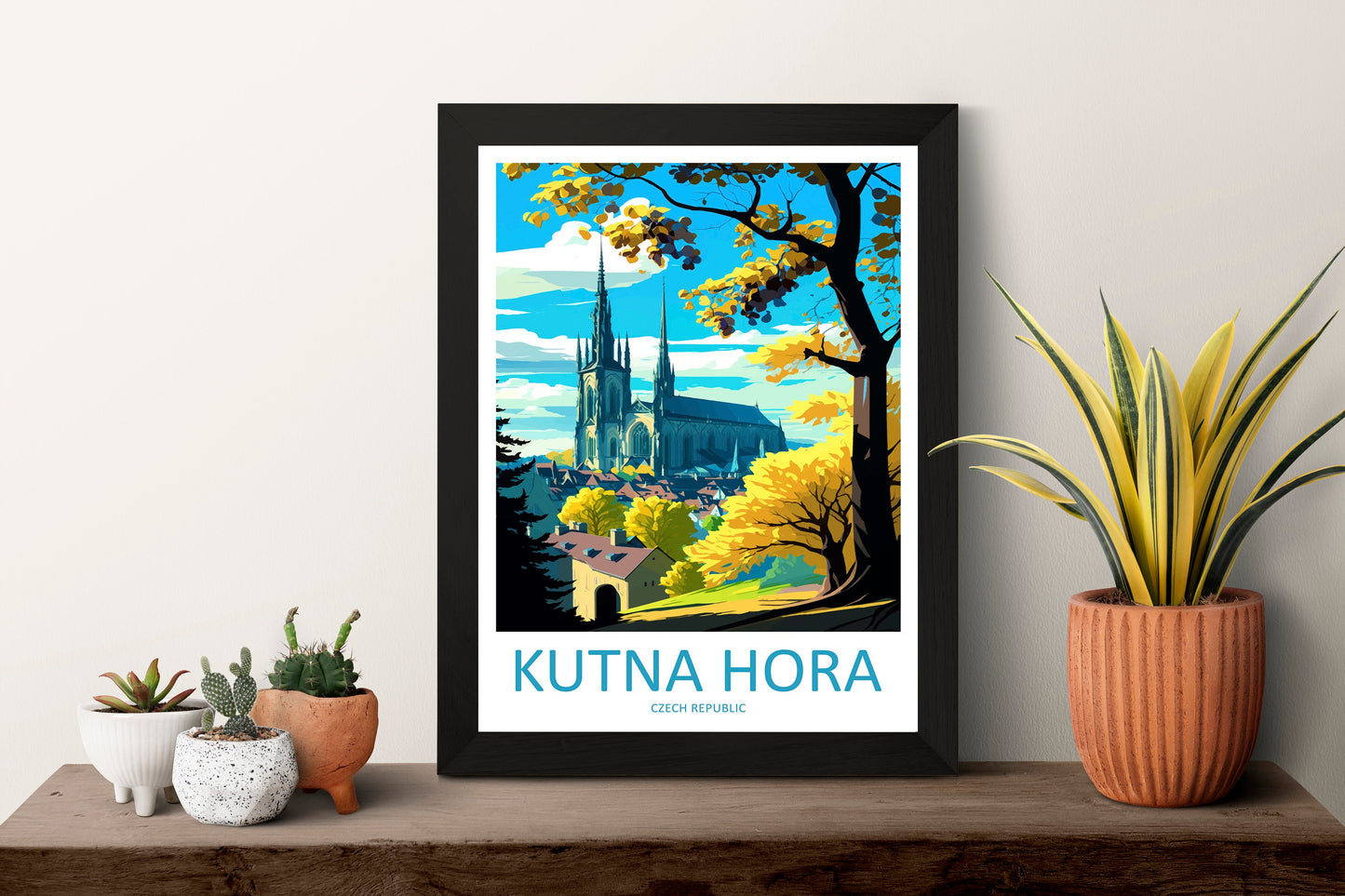 Kutna Hora Travel Print Wall Art Kutna Hora Wall Hanging Home Décor Kutna Hora Gift Art Lovers Czech Republic Art Lover Gift Kutna Hora Art