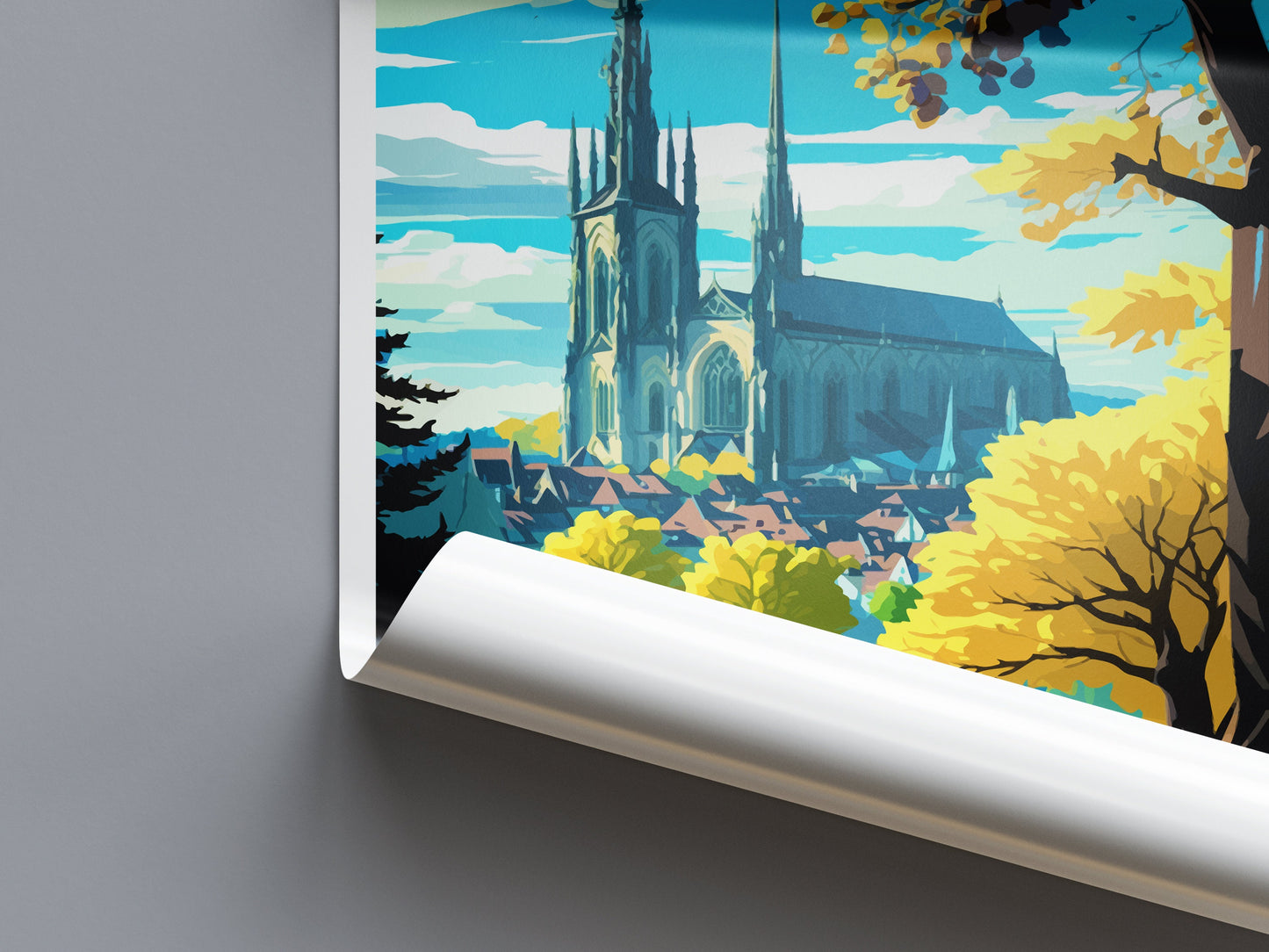 Kutna Hora Travel Print Wall Art Kutna Hora Wall Hanging Home Décor Kutna Hora Gift Art Lovers Czech Republic Art Lover Gift Kutna Hora Art