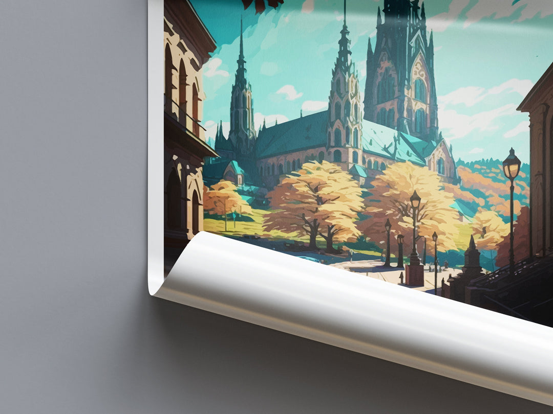 Liberec Travel Print Wall Art Liberec Wall Hanging Home Décor Liberec Gift Art Lovers Czech Republic Art Lover Gift Liberec Art Decor