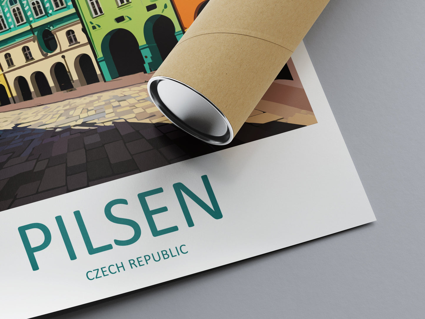 Pilsen Travel Print Wall Art Pilsen Wall Hanging Home Décor Pilsen Gift Art Lovers Czech Republic Art Lover Gift Pilsen Art Decor