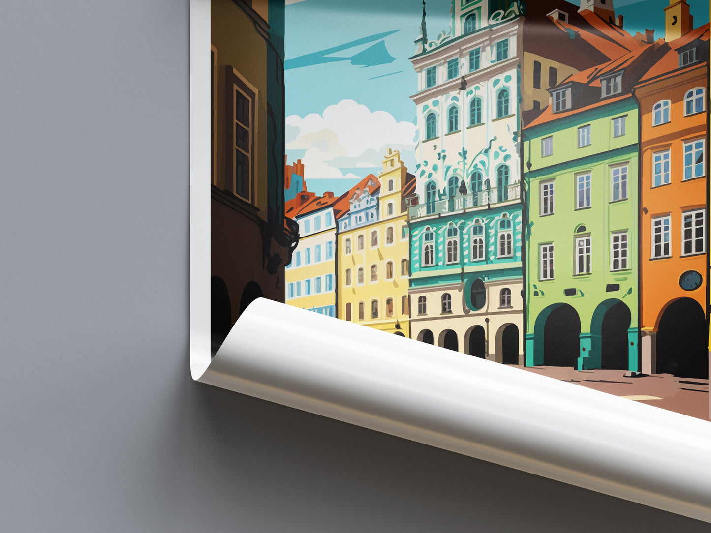 Pilsen Travel Print Wall Art Pilsen Wall Hanging Home Décor Pilsen Gift Art Lovers Czech Republic Art Lover Gift Pilsen Art Decor