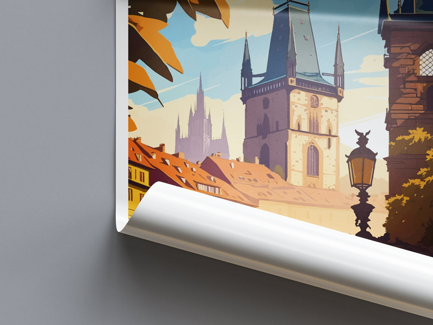 Prague Travel Print Wall Art Prague Wall Hanging Home Décor Prague Gift Art Lovers Czech Republic Art Lover Gift Prague Art Decor