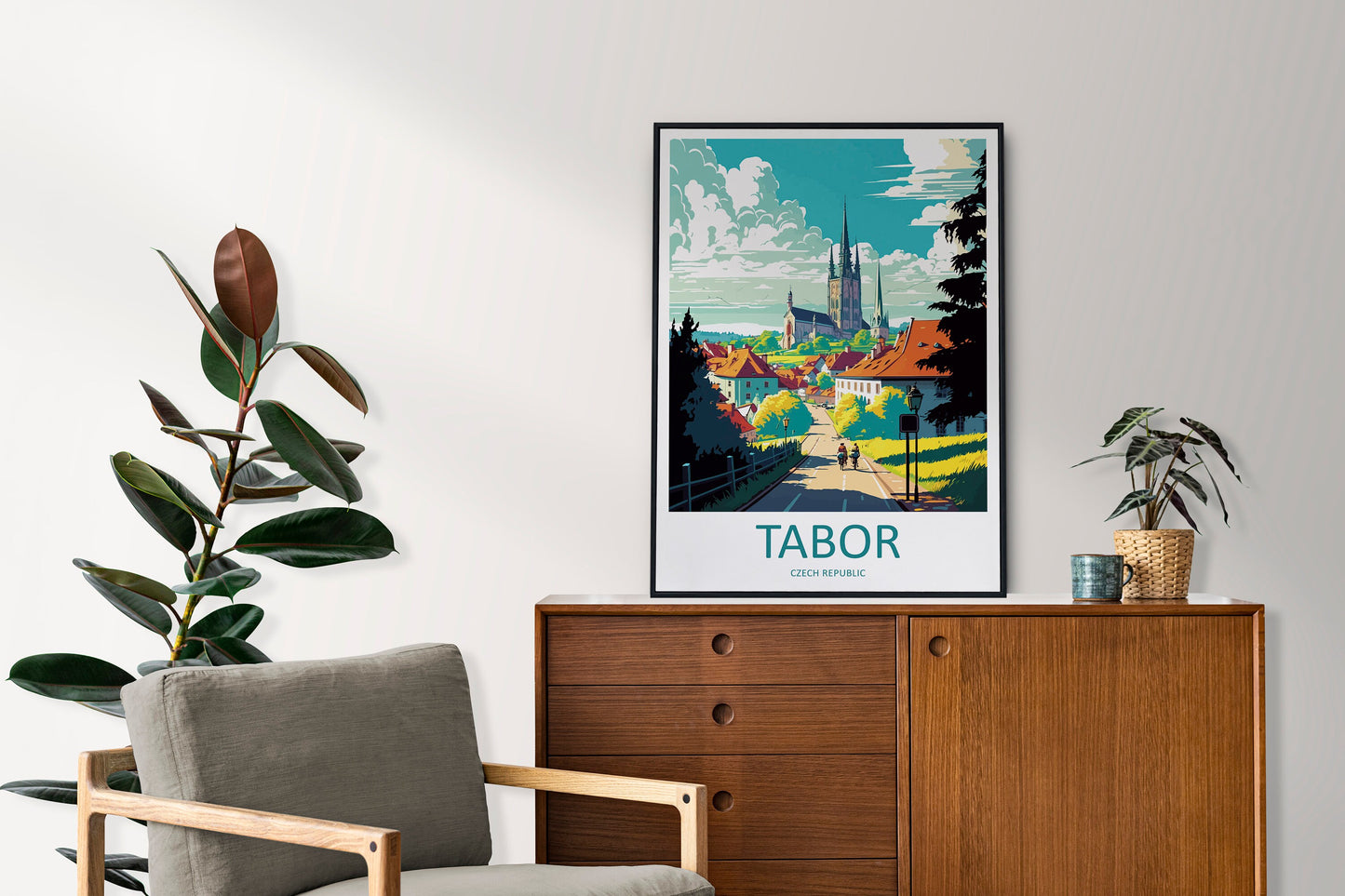 Tabor Travel Print Wall Art Tabor Wall Hanging Home Décor Tabor Gift Art Lovers Czech Republic Art Lover Gift Tabor Art Decor