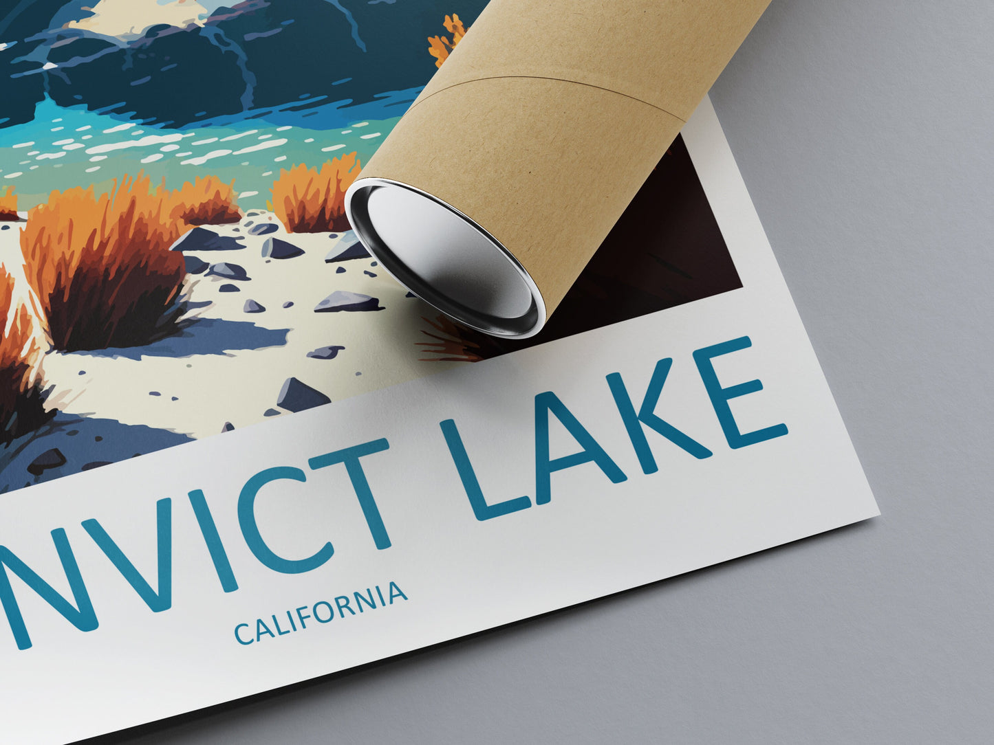 Convict Lake Travel Print Wall Art Convict Lake Wall Hanging Home Décor Convict Lake Gift Art Lovers California Art Lover Gift Convict Lake