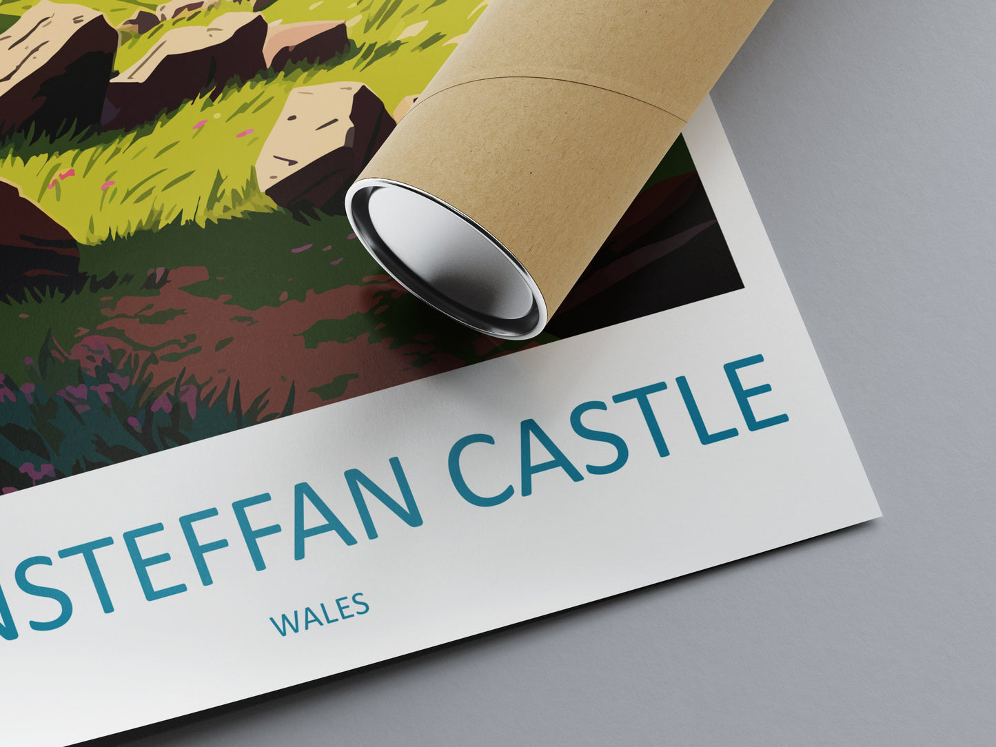 Llansteffan Castle Print Llansteffan Castle Home Décor Landscape Art Print Llansteffan Castle Wall Art for Wales Enthusiast Gift Wall Hangin