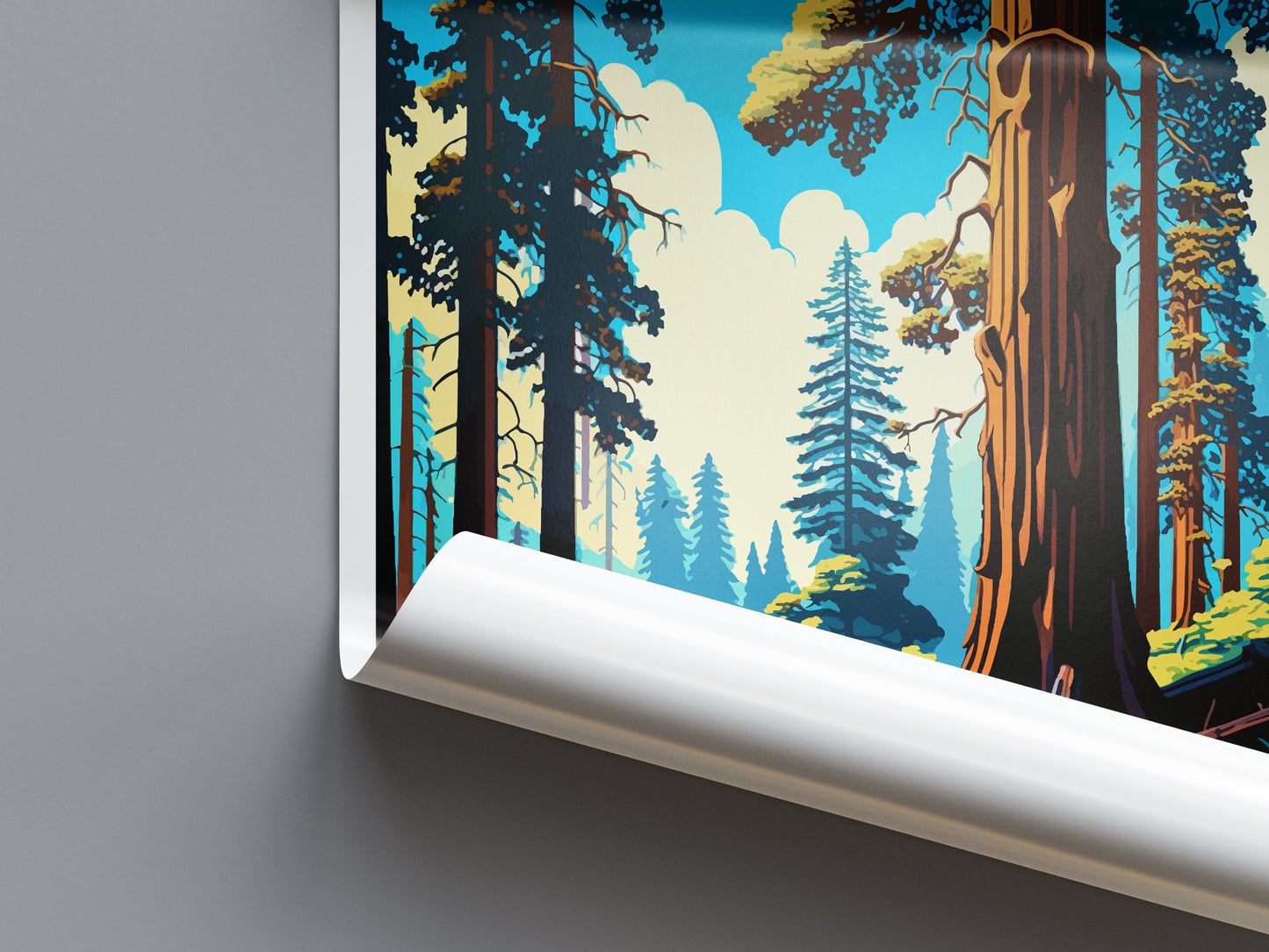 Humboldt Redwoods State Park Travel Print Wall Art Humboldt Redwoods Wall Hanging Home Décor Humboldt Redwoods Gift Art Lovers California