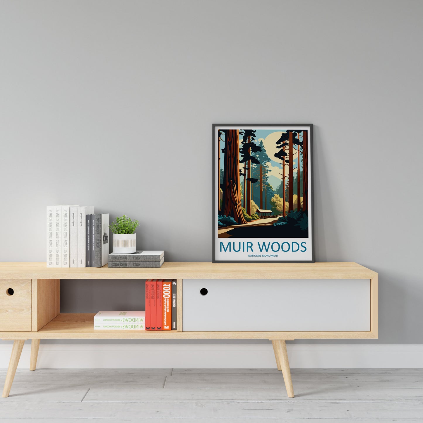 Muir Woods National Monument Travel Print Wall Art Muir Woods Wall Hanging Home Décor Muir Woods Gift Art Lovers California Art Lover Gift