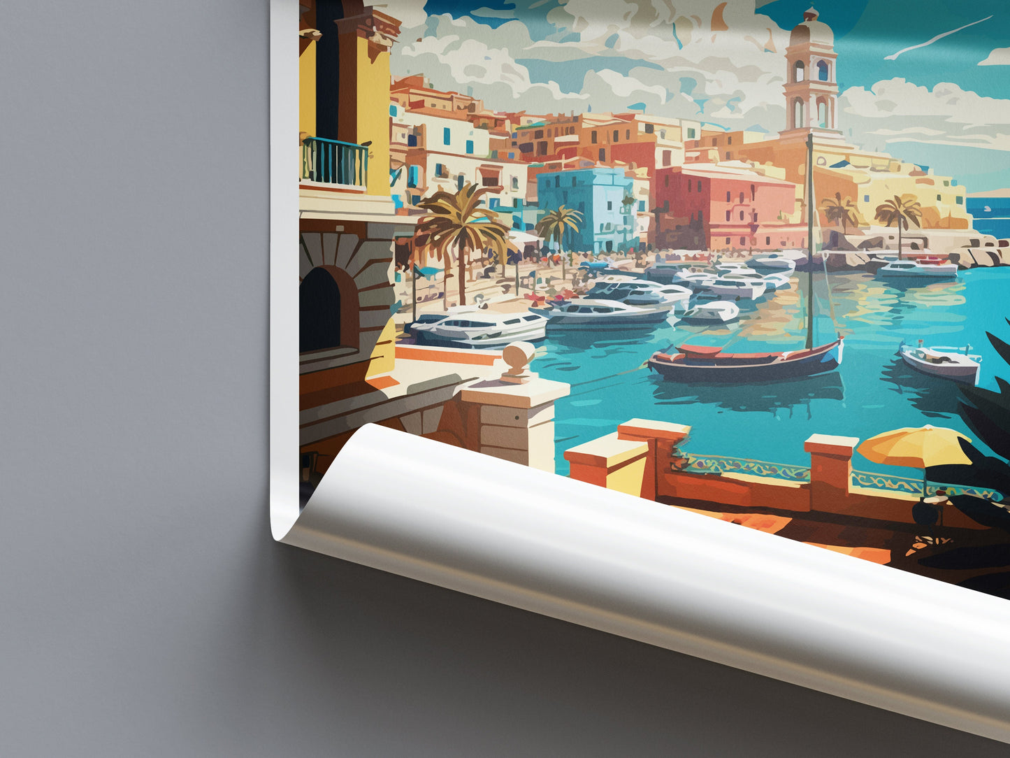 Heraklion Travel Print Wall Art Heraklion Greece Wall Hanging Home Decoration Heraklion Gift Art Lovers Wall Art Print Heraklion Greece