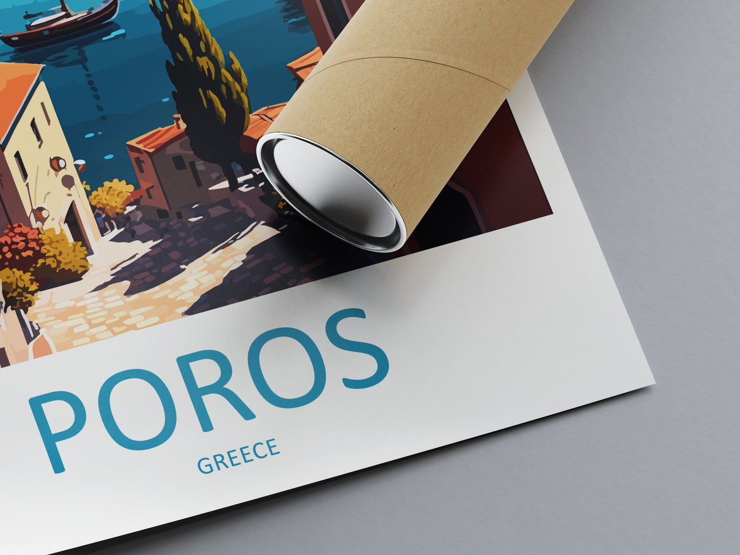 Poros Travel Print Wall Art Poros Greece Wall Hanging Home Decoration Poros Gift Art Lovers Wall Art Print Poros Greece Wall Art