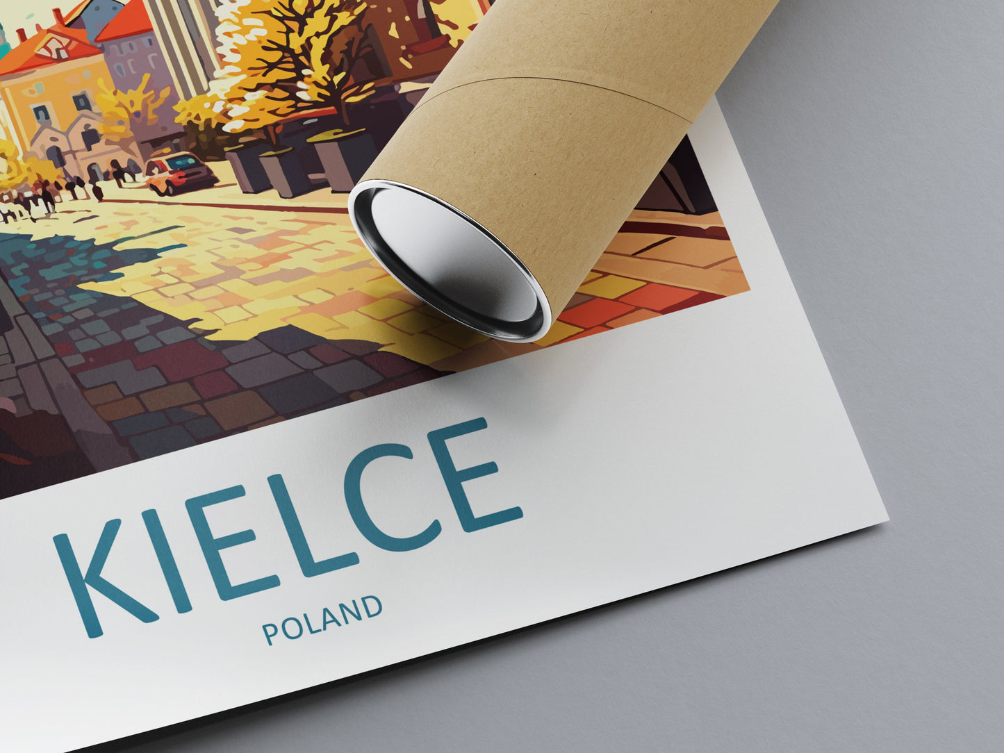 Kielce Travel Print Wall Art Kielce Wall Hanging Home Décor Kielce Gift Art Lovers Poland Art Lover Gift Kielce Travel Wall Art