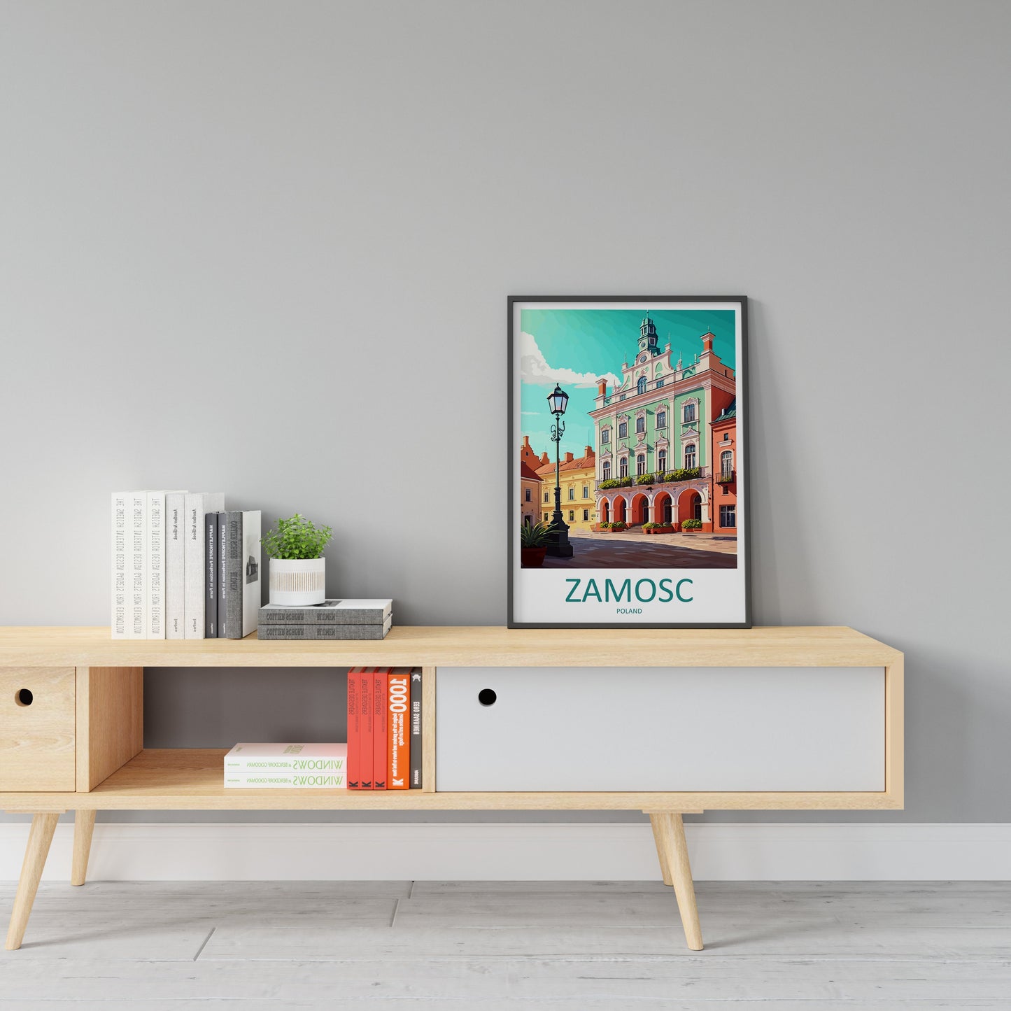 Zamosc Travel Print Wall Art Zamosc Wall Hanging Home Décor Zamosc Gift Art Lovers Poland Art Lover Gift Zamosc Travel Wall Art