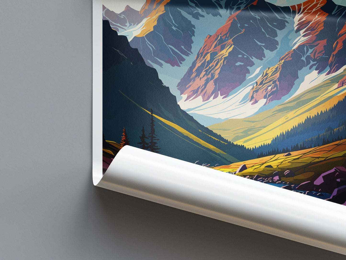 Tatra Mountains Travel Print Wall Art Tatra Mountains Wall Hanging Home Décor Tatra Mountains Gift Art Lovers Poland Art Lover Gift