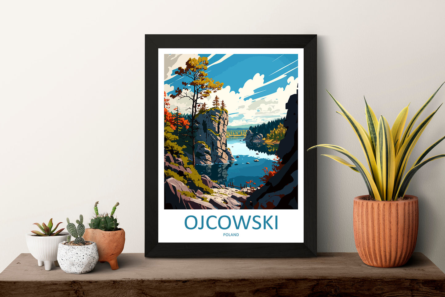 Ojcowski National Park Travel Print Wall Art Ojcowski National Park Wall Hanging Home Décor Ojcowski National Park Gift Art Lovers Poland