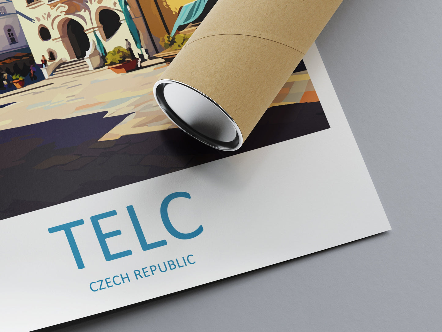 Telc Travel Print Wall Art Telc Wall Hanging Home Décor Telc Gift Art Lovers Czech Republic Art Lover Gift Telc Art Decor