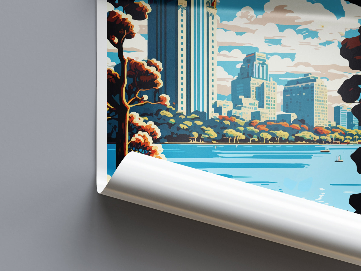 Oakland Travel Print Wall Art Oakland Wall Hanging Home Décor Oakland Gift Art Lovers California Art Poster Oakland Art