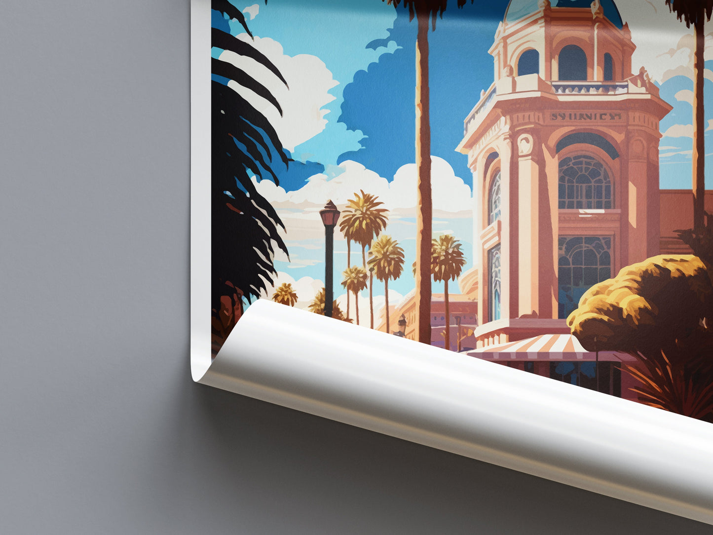 San Jose Travel Print Wall Art San Jose Wall Hanging Home Décor San Jose Gift Art Lovers California Art Poster San Jose Wall Poster Travel