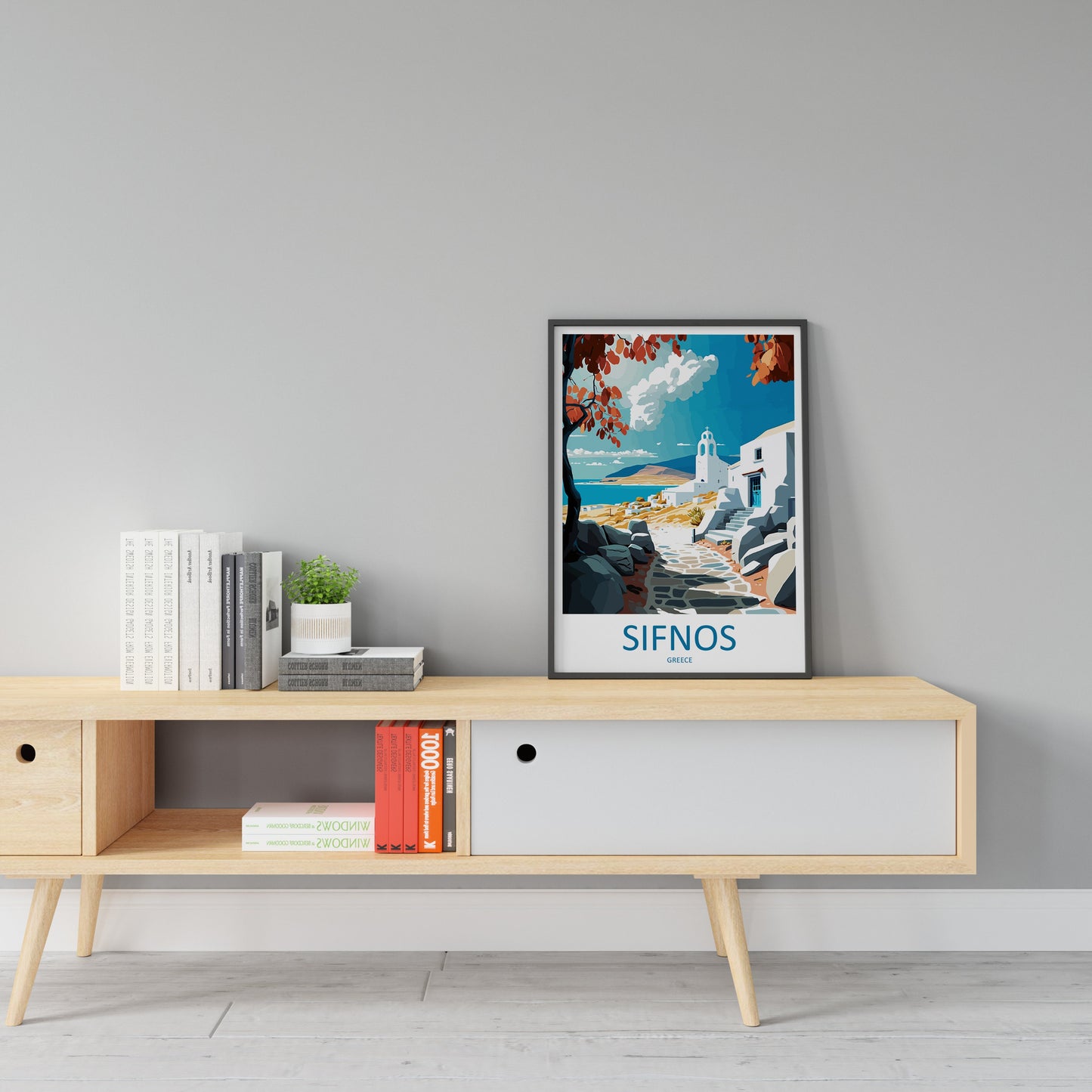 Sifnos Travel Print Wall Art Sifnos Greece Wall Hanging Home Decoration Sifnos Gift Art Lovers Wall Art Print Sifnos Greece Wall Art