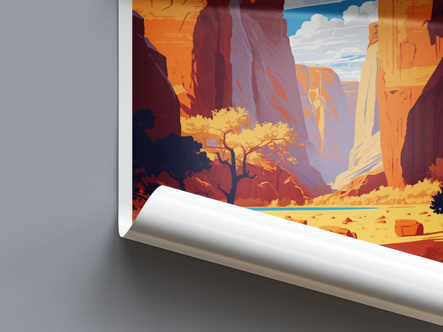 Canyon De Chelly National Monument Travel Print Wall Art Canyon De Chelly Wall Hanging Home Décor Canyon De Chelly Gift Art Lovers Arizona