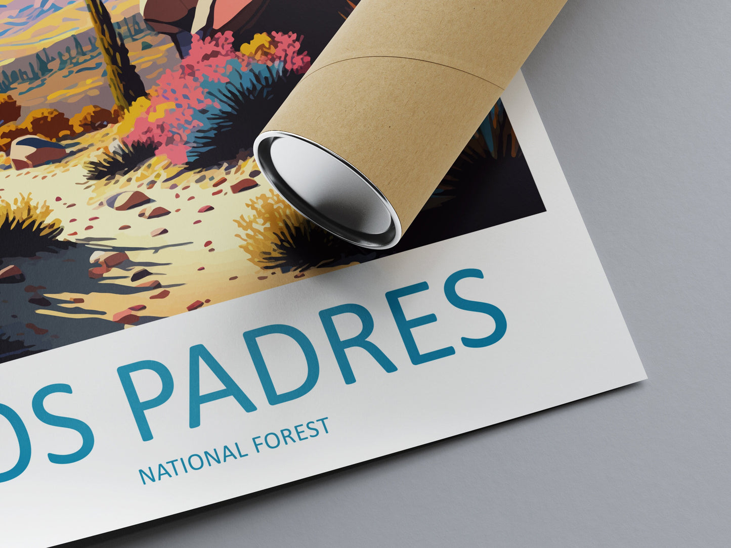 Los Padres National Forest Travel Print Wall Art Los Padres National Forest Wall Hanging Home Décor Los Padres National Forest Gift Art
