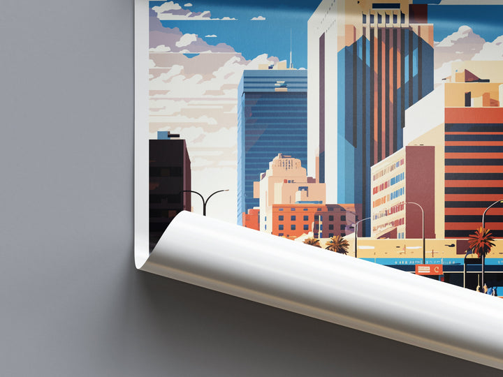 Glendale Travel Print Wall Art Glendale Wall Hanging Home Décor Glendale Gift Art Lovers Arizona Art Lover Gift Arizona Travel Print