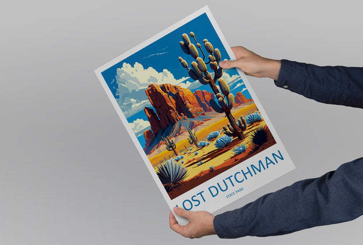 Lost Dutchman State Park Travel Print Wall Art Lost Dutchman State Park Wall Hanging Home Décor Lost Dutchman State Park Gift Art Arizona