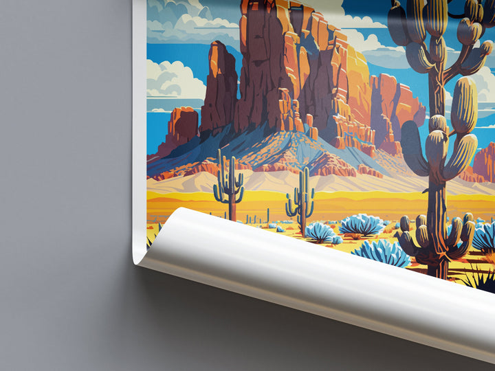 Lost Dutchman State Park Travel Print Wall Art Lost Dutchman State Park Wall Hanging Home Décor Lost Dutchman State Park Gift Art Arizona