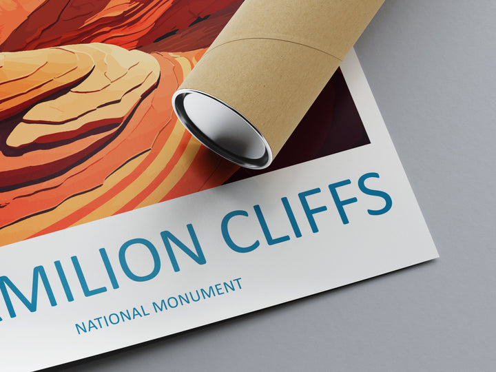 Vermilion Cliffs Travel Print Wall Art Vermilion Cliffs Wall Hanging Home Décor Vermilion Cliffs Gift Art Lovers Arizona Art Lover