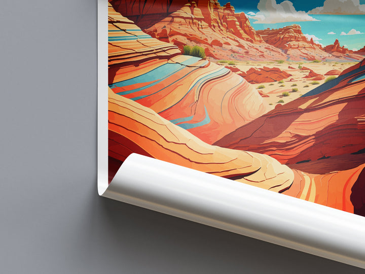 Vermilion Cliffs Travel Print Wall Art Vermilion Cliffs Wall Hanging Home Décor Vermilion Cliffs Gift Art Lovers Arizona Art Lover