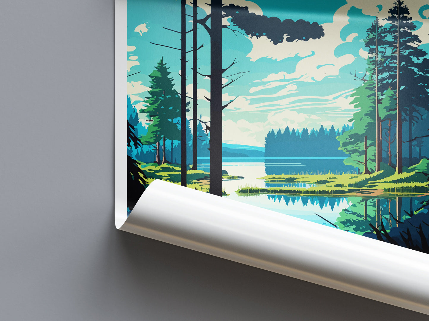 Białowieża Travel Print Wall Art Białowieża Wall Hanging Home Décor Białowieża Gift Art Lovers Poland Art Lover Gift Białowieża Travel Art